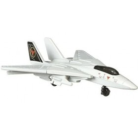 Cathys Candy Cart Diecast Sky Busters Avion TopGun F14 Tomcat, édition limitée et véhicule jouet de collection, échelle 1/64.