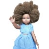 MARULADOLLS - AWA, poupée Noire - Poupée Noire Afro de 45CM à Offrir en Cadeau de Noël ou Anniversaire - Poupon Noir, poupée 