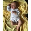Lonian Poupée réaliste de 50 cm pour nouveau-né - Qualité douce au toucher - Poupée de collection dart Reborn avec dessin à 