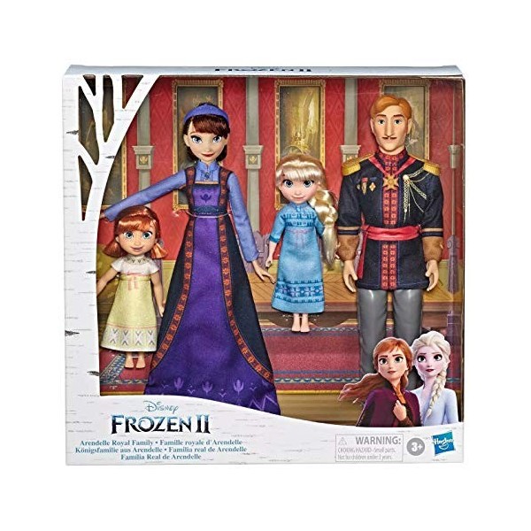 Disney Frozen 2 Arendelle Royal Family 4 Doll Set
