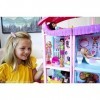 Barbie - La Maison de Chelsea - Coffret Modulable avec Maison de Poupée, Animaux, Piscine - Plus de 15 Accessoires - 50 cm - 