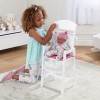 KidKraft Lil Doll Chaise Haute en Bois de Poupée Bébé, Accessoire Poupon, Jouet Enfant dès 3 Ans, 61101