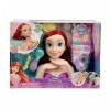 DISNEY PRINCESS Disney Princesse, Tête Deluxe Spa Ariel, Lave Les Cheveux et Coiffe, Plein daccessoires, Jouets pour Enfants