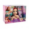 DISNEY PRINCESS Disney Princesse, Tête Deluxe Spa Ariel, Lave Les Cheveux et Coiffe, Plein daccessoires, Jouets pour Enfants