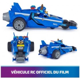 PAT PATROUILLE LA SUPER PATROUILLE LE FILM - Véhicule RC Chase La Pat Patrouille The Mighty Movie - Voiture Télécommandée Fil