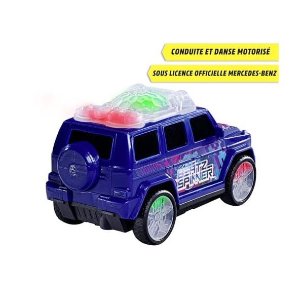 Dickie - Mercedes Classe G Beatz Spinner - Véhicule Danseur - 23cm - Sons et Lumières - Dès 3 Ans - 203765009