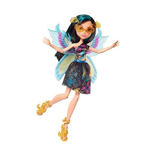 Monster High FCV48 Garden Ghouls Créatures ailées Poupée Wingrid - Cleo de Nile