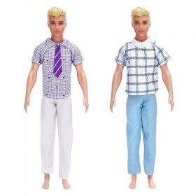 SOTOGO Lot de 18 vêtements et accessoires pour poupée garçon de 30,5 cm comprenant 5 ensembles de vêtements de poupée, vêteme