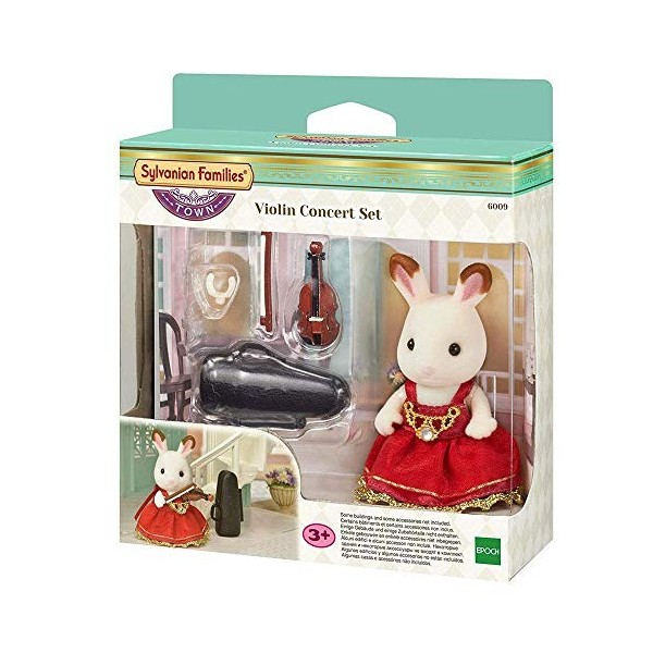 Sylvanian Families - 6009 - La fille lapin chocolat violoniste