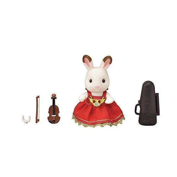 Sylvanian Families - 6009 - La fille lapin chocolat violoniste