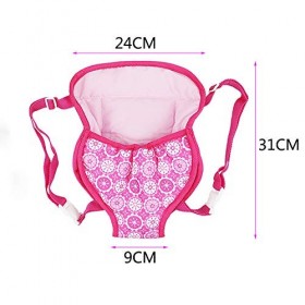 SOTOGO Sac à dos pour poupée américaine de 38,1 à 45,7 cm