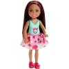 Barbie Club Chelsea Doll, 6-inch Brunette with Fierce Tiger Graphic