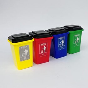 Azusumi Camion Poubelle Jouet 30 * 30 * 5 Camion Poubelle Jouet Simulation Assainissement Camions Poubelles Modèle avec Poube