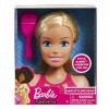 Just Play JPMINSHDBAR1 Lot de 2 mini têtes de Barbie pour fille Blond