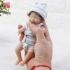 ZQXCU Poupée Reborn Fille Realiste Mini 15Cm Lifelike Bebe Reborn Fille Reborn Toddler Jouets Imulation Bébé Poupées pour Gar
