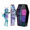 Monster High Coffret Monstrueux Secrets Série Frayeurs Néon Avec Poupée Articulée Twyla, Casier, Plus De 19 Surprises, Plus D