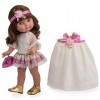 JC TOYS - Poupée Chloé de la Collection Royal Mesure 38 cm, en Vinyle Souple, avec Costume de 2 pièces et Accessoires, Fille,