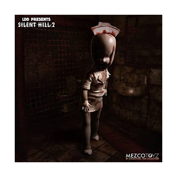 Mezco Toys Silent Hill 2 Living Dead Dolls poupée Bubble Head Nurse 25 cm