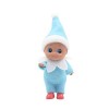 WULEEUPER Poupée elfe de bébé | Décoration de Noël miniature | Cadeau de naissance | Poupée delfe avec pieds et chaussures 