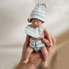 ZQXCU Poupée Reborn Realiste Garçon 15cm Minuscule Bébé Poupée Reborn Fille Cadeau de Beaux Enfants