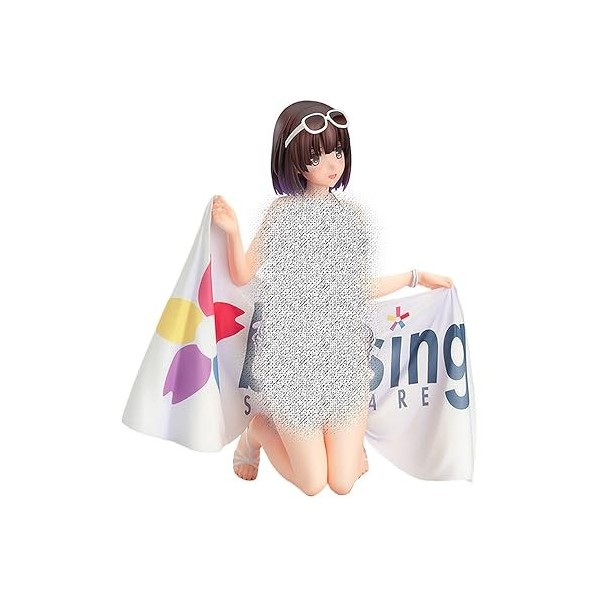 IMMANANT Personnage dAnime Figurine Ecchi Megumi Kato Maillot de Bain Ver. 1/7 Objets de Collection animés Vêtements Amovibl
