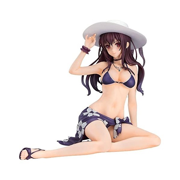 NATSYSTEMS Saenai Heroine No Sodatekata -Kasumigaoka Utaha- 1/7 Maillot de Bain Ver. Chiffre danime Jolie poupée Modèle Déco