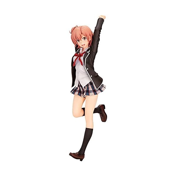 QDLONG Yuigahama Yui Uniforme scolaire à léchelle 1:8 Ver. Mignon Loli Belle Fille Anime Figure/Poupée/Statue/Modèle Adulte 