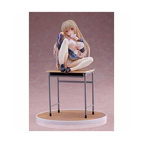 ROSSEV Waifu Figure Enseignant Enseignant Maeda Shiori 1/7 Anime Figure Assis Posture Amovible Vêtements Personnage de Dessin