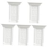 Toyvian 3 Pièces 6 Portes Grillagées Miniatures Décoration Dintérieur Mini Poupées Maquette Modèle De Meuble De Poupée Mini 