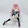 BOANUT Ecchi Figure Waifu Figure Anime Figure Statues Miyu Modèle Figure Jouet Anime Rose Double Queue De Cheval Anime Person