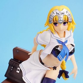 BRUGUI Original Character Fate/Grand Orde Joan of Arc School Uniform + Chair White 1/7 Ver Cute Exposed BIG Breast Standing G