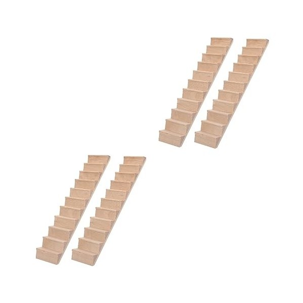 SEWACC 6 Pcs sans Main Courante Escalier Décors DEscalier De Maison Minuscule Escalier De Bricolage Miniature Accessoire De 