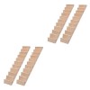 SEWACC 6 Pcs sans Main Courante Escalier Décors DEscalier De Maison Minuscule Escalier De Bricolage Miniature Accessoire De 