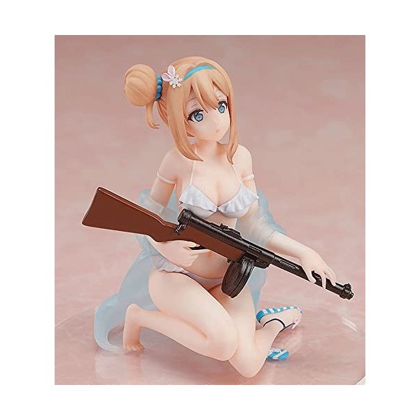 FABRIOUS Anime Figure Filles Frontline Suomi KP-31 Maillot de Bain Ver. - 1/12 - Figurine complète - Statue en PVC - Figurine