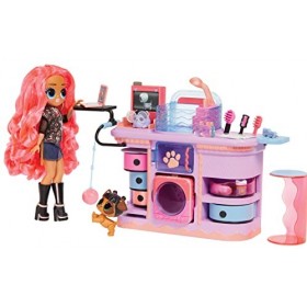 L.O.L Surprise O.M.G Rescue Vet Set - Plus de 45 Surprises dont Changement de Couleur, 2 Animaux et une Poupée Exclusive Dr. 
