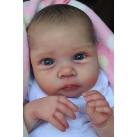 BNNPUU Poupée Reborn Garçon Poupee Reborn Bébé Corps en Tissu Doux comme Un Vrai bébé Poupées de 20 Pouces Faites à la Main R