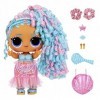 LOL Surprise Big Baby Hair Grande Poupée - Splash Queen - Poupée de 27,94 cm avec 14 Surprises Dont des Accessoires à Partage