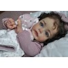 Bebe Reborn en Silicone, 24in 60cm Reborn Baby Doll Full Jouet Réaliste pour Filles et Garçons 3+ avec Tétine et Biberon, S