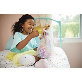 Barbie Dreamtopia poupée Princesse de Rêves avec robe brillante à motifs arc-en-ciel, fournie avec brosse et accessoires, jou