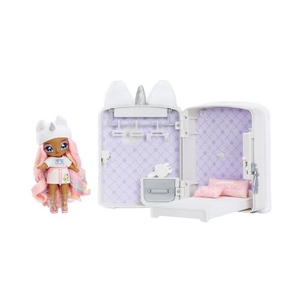 Na! Na! Na! Surprise 3-in-1 Backpack Bedroom Licorne avec Poupée Mannequin - Whitney Sparkles - Poupée Mannequin et Ensemble 