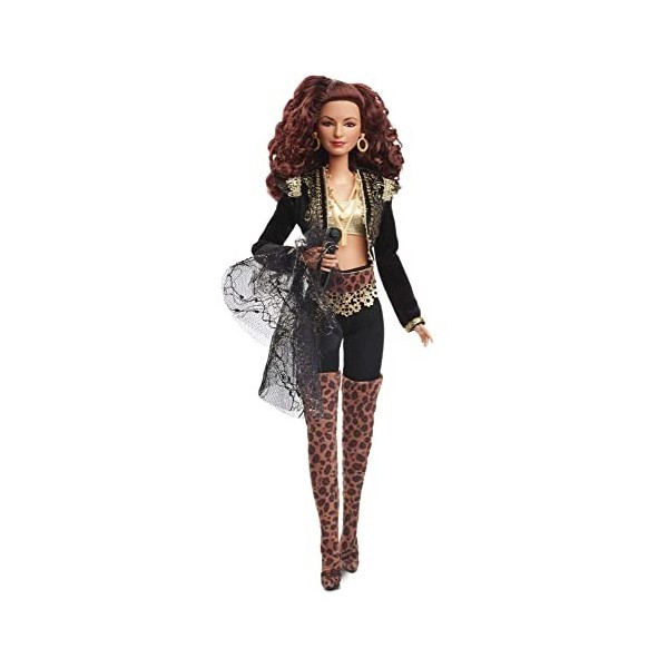 Barbie Signature Collection Musique Gloria Estefan, poupée de Collection Jouet Mattel HCB85 