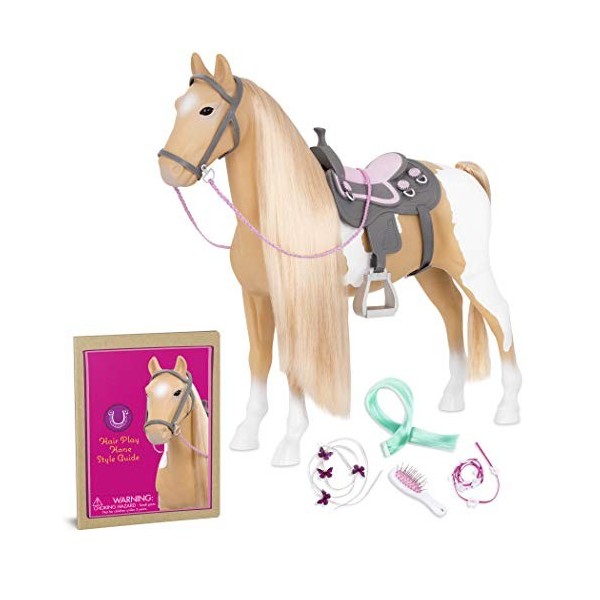 Our Generation - BD38030C1Z - Cheval 51cm - beige et blanc