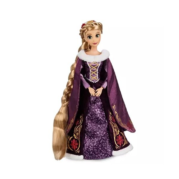 Doll Disney Store Raiponce inspiré de la poupée Tangled 2021 édition limitée spéciale Noël – Boîte de présentation commémorat