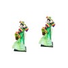 Toyvian 2Pcs Poupée Coréenne Ornement Coréen Decoraciones Para Salas De CASA Poupée Asiatique Figurine Figurine Coréenne Déco