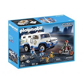 Playmobil 9371 Fourgon Blindé avec Convoyeurs De Fonds