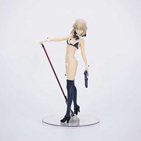 POMONO Waifu Figure Fate/Grand Order Altria Pendragon Alter 1/7 Anime Figure Kinee High Socks Maillot de Bain VER. Statue de 