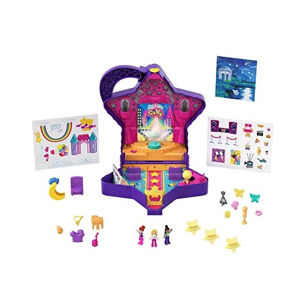 Polly Pocket - Concert des étoiles, Coffret playset avec Accessoires, Jouet pour Enfants 4+ Ans, HGT17