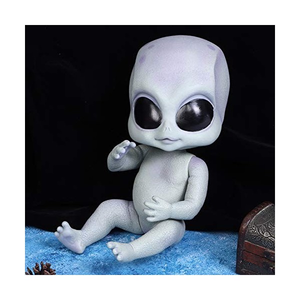 Poupée Alien, Cadeau de Collection de Poupée Extraterrestre Hautement Simulée pour Enfants Adultes, Peinture Détaillée Poupée