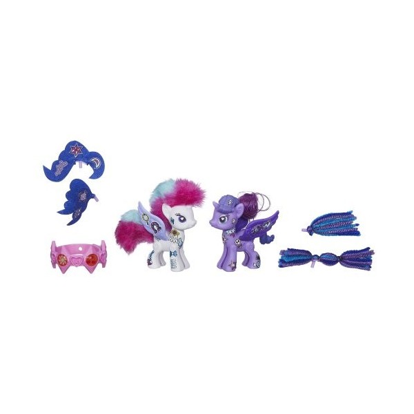 My Little Pony My Little Pony Ma petite Baoli POP arc s¨¦rie la figure 2 mont¨¦ A8741 exotique et Luna Jouets