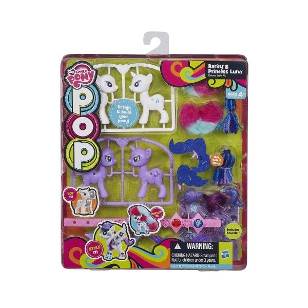 My Little Pony My Little Pony Ma petite Baoli POP arc s¨¦rie la figure 2 mont¨¦ A8741 exotique et Luna Jouets